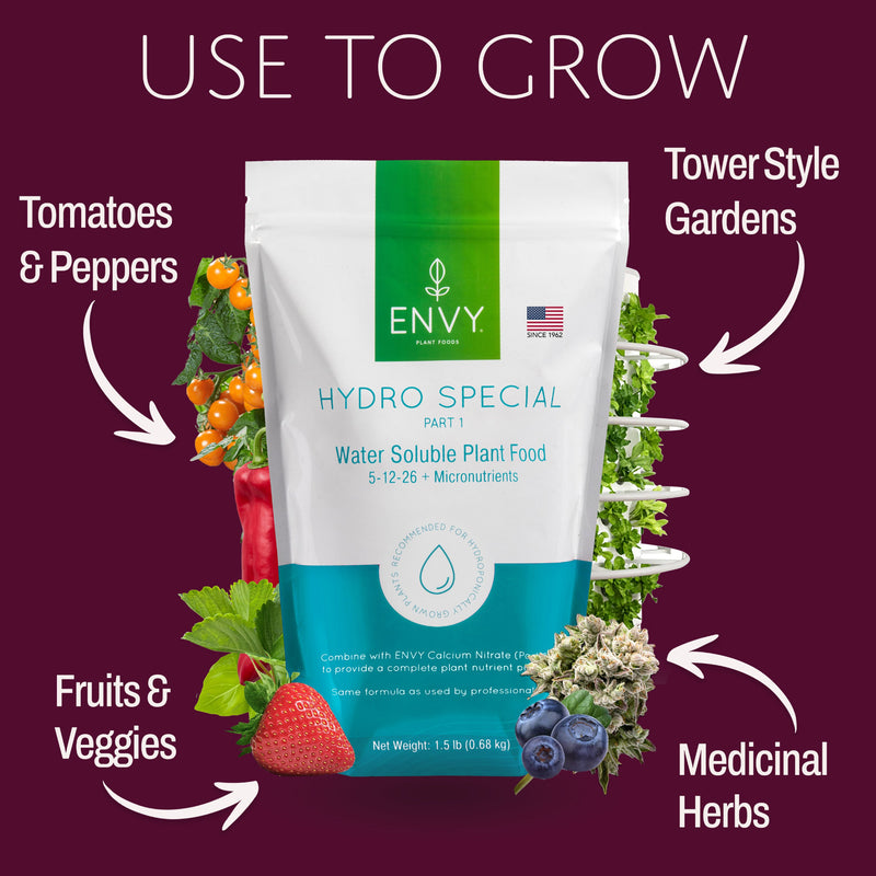 Image for ENVY Plant Foods Hydro Special Fertilizer Use to Grow