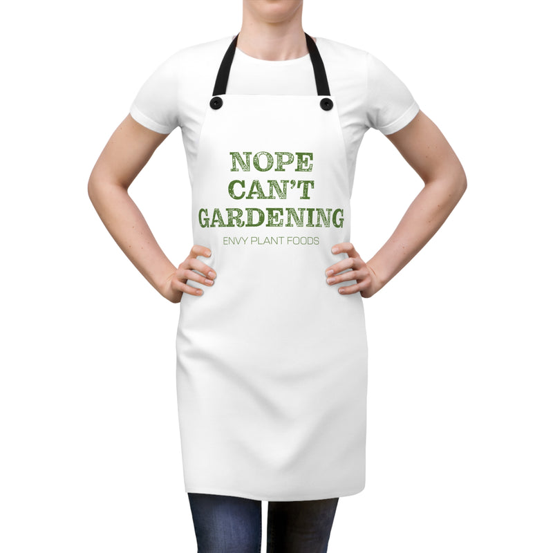Gardening Apron - "Nope Can't Gardening" - Perfect for Getting Dirty in the Garden