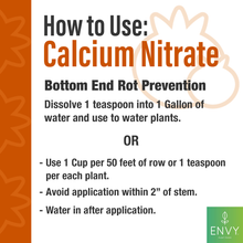 Load image into Gallery viewer, ENVY Calcium Nitrate - Greenhouse Grade, Water-Soluble Plant Food
