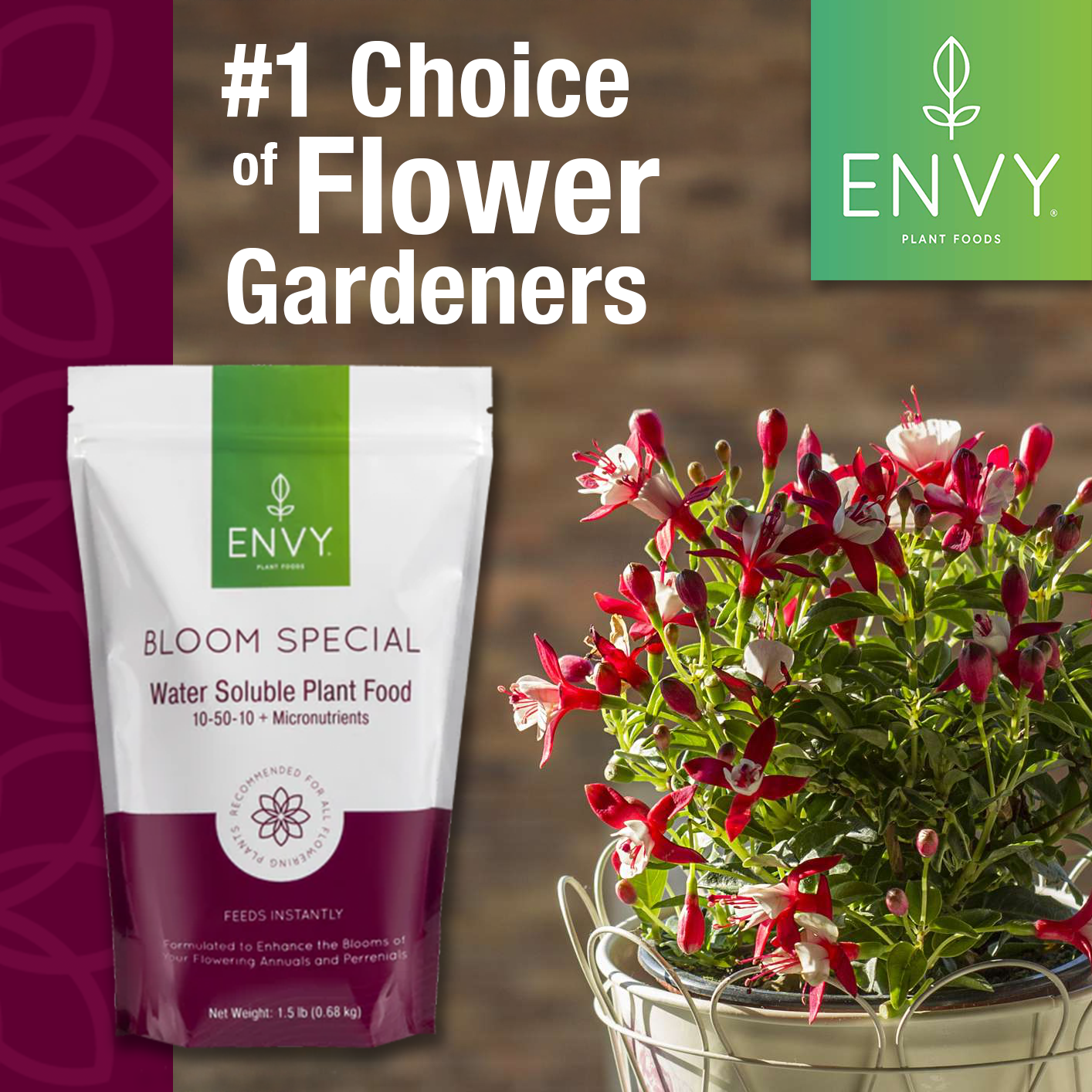 plant food for potted plants ENVY Bloom Special