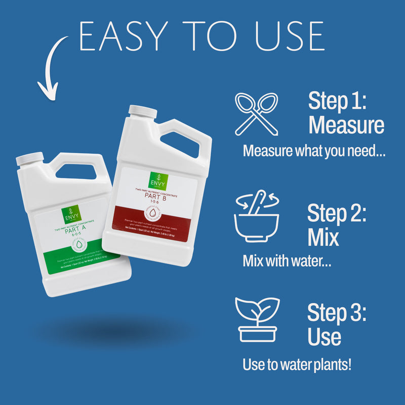 Image for ENVY Plant Foods Liquid 2-Part Easy to Use