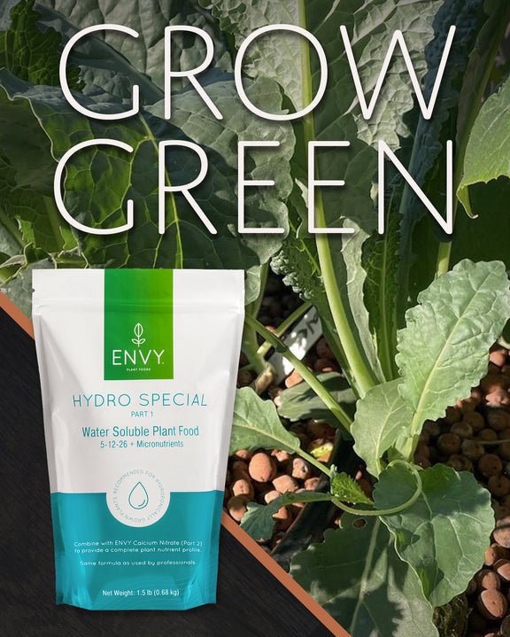 herb plant fertilizer ENVY Herb & Veggie Special Combo - Water Soluble Plant Food for Soil & Hydro - Professional Grade