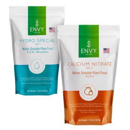ENVY Veggie & Herb Combo - Hydroponic Fertilizer Part 1+2