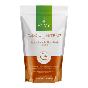 ENVY Calcium Nitrate - Greenhouse Grade, Water-Soluble Plant Food