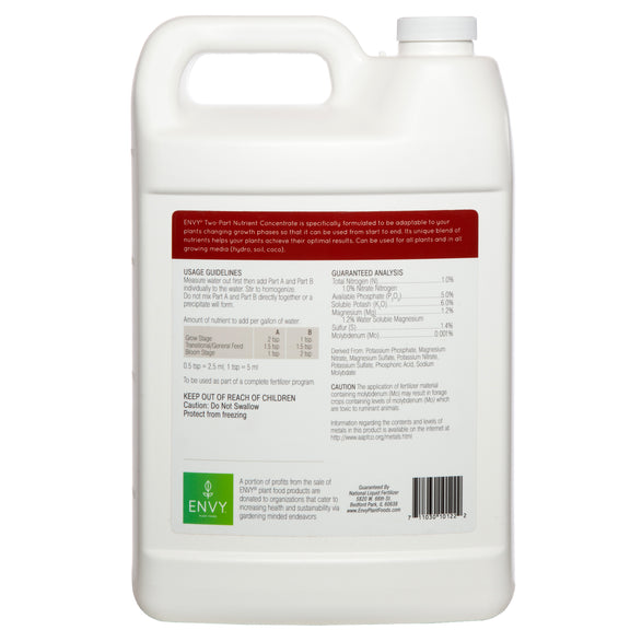 Envy Plant Food liquid fertilizer