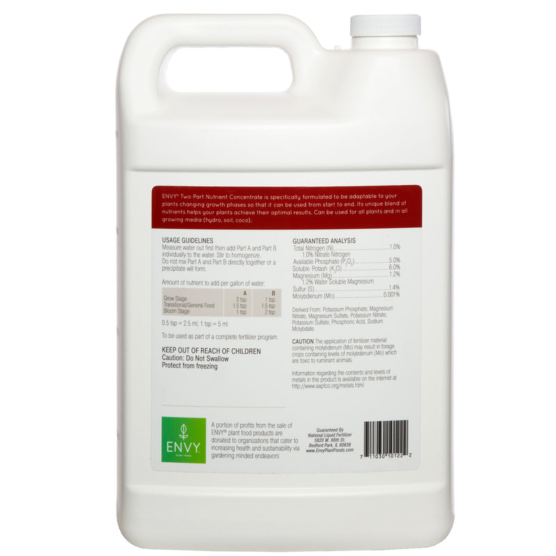 Envy Plant Food liquid fertilizer