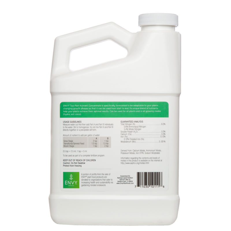 ENVY Liquid 2-Part Base Nutrient - PART A ONLY